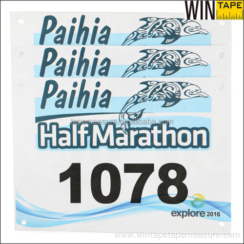 Waterproof Custom Dupont Race Numbers for Running Events